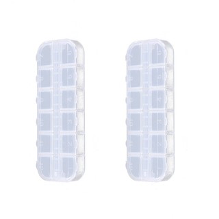 Khay hộp nhựa 12 ngăn đựng đá nail, phụ kiện, charm-THE NAIL