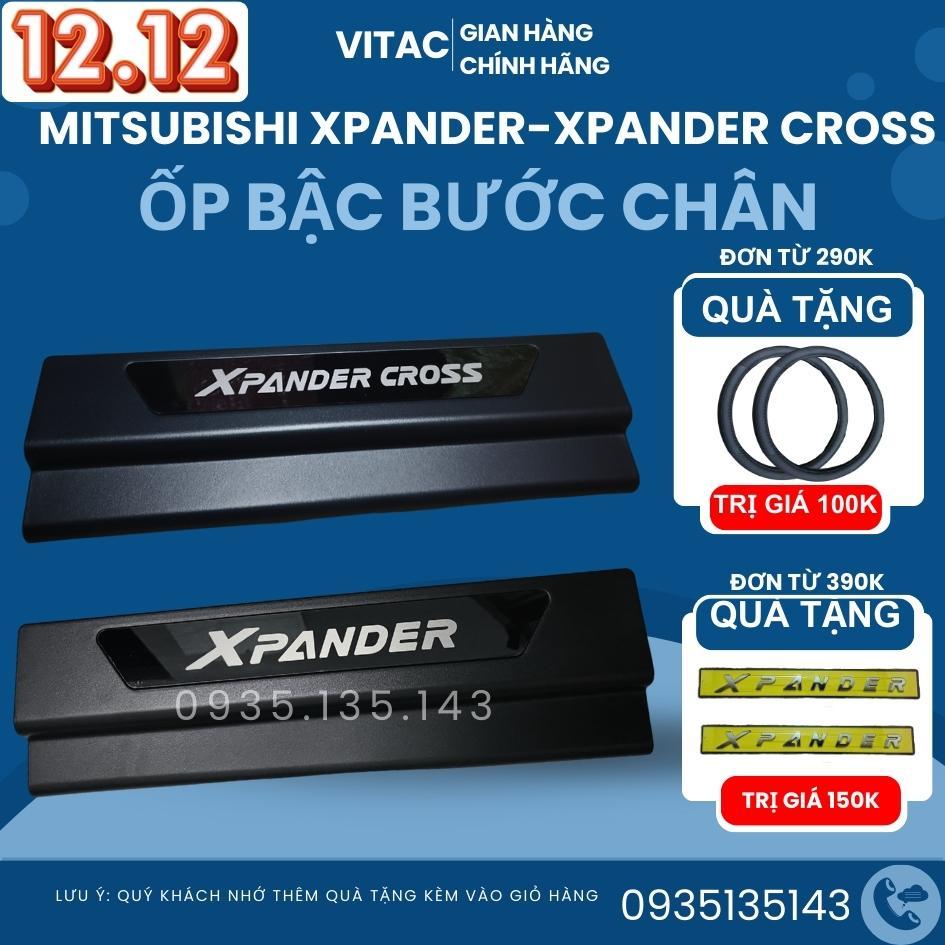 Ốp Bậc Cửa, Nẹp Bước Chân Xpander - Xpander Cross 2018-2023 - Nhựa Đen ABS