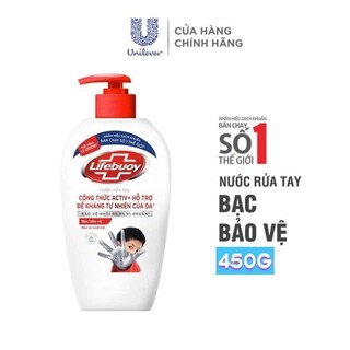 Nước rửa tay lifebuoy bảo vệ vượt trội