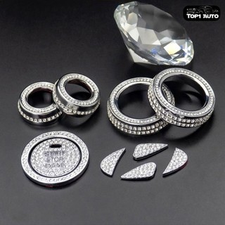 Bộ đính đá full nội thất xe hyundai accent - đá cao cấp swarovski top1auto