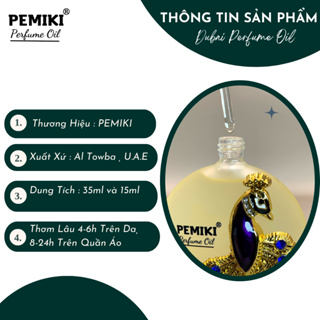 Tinh dầu nước hoa dubai PEMIKI Very Sexy công vàng 15ml ngọt nhẹ thơm mát