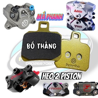 Bố thắng má phanh THÁI 2 piston đối xứng gắn cho các dòng heo bb - Frando - Nissin - Anchor.