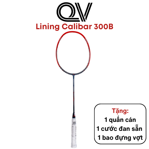 Vợt cầu lông Lining Calibar 300B chính hãng Quốc Việt Badminton vợt thiên công hơi thiên về đập cầu tấn công