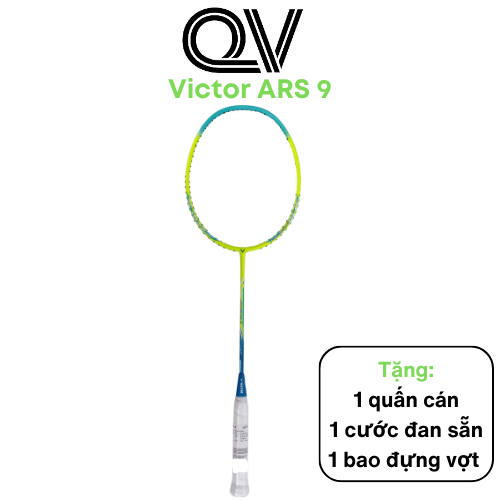 Vợt cầu lông Victor ARS 9 chính hãng Quốc Việt Badminton phù hợp lối chơi cân bằng, thích điều cầu