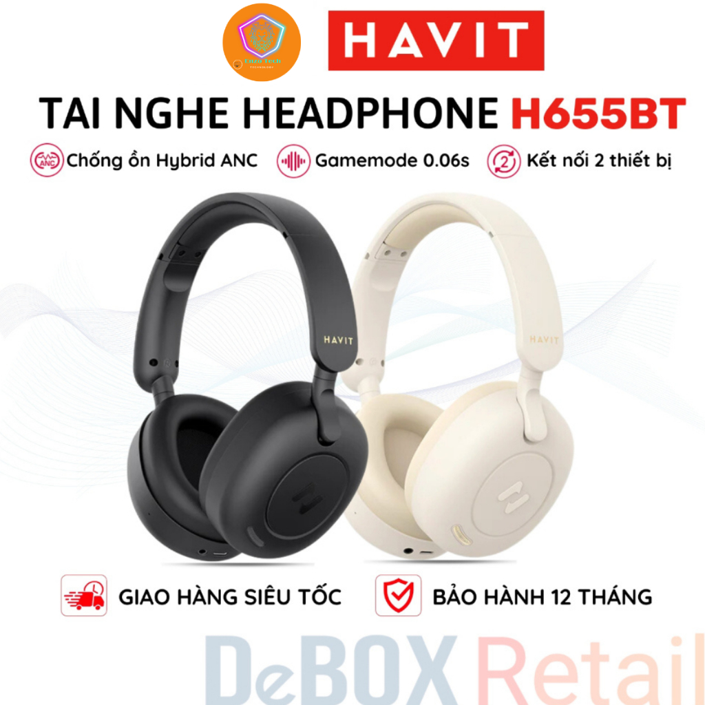 Tai Nghe Headphone Bluetooth HAVIT H655BT