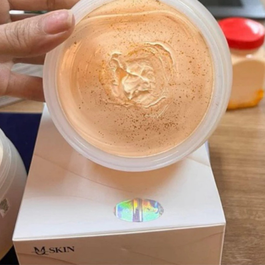 Kem dưỡng trắng da body Sâm vàng  MQ Skin 150g - tặng kèm kích trắng