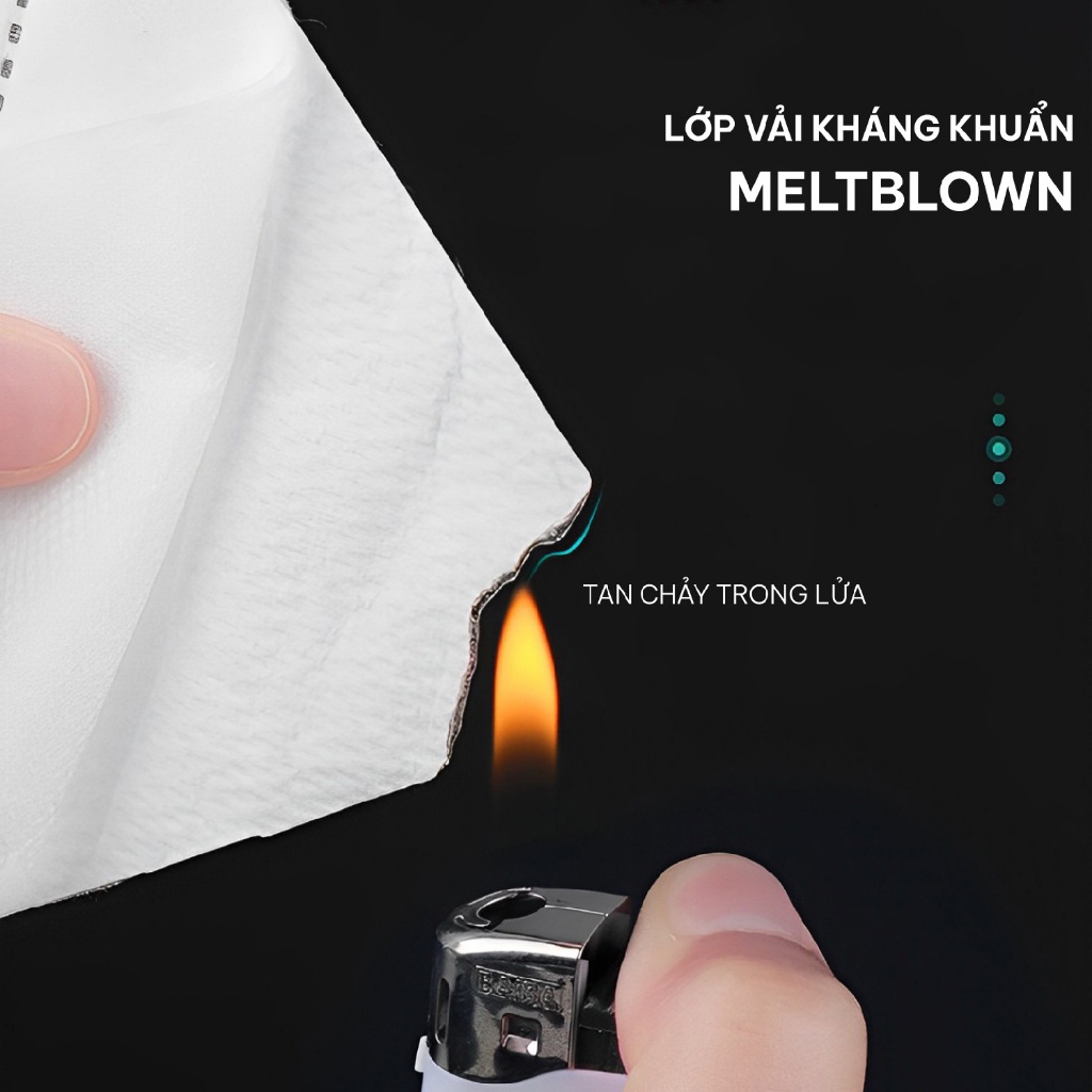 Thùng 100 chiếc khẩu trang 5D Thịnh Phát màu Đen, Khẩu trang 5D Mask màu Đen cao cấp