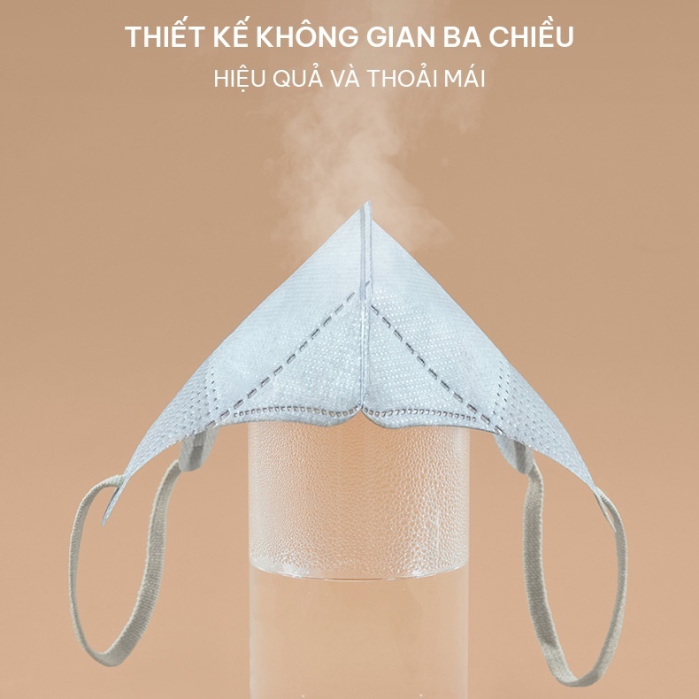 Thùng 100 chiếc khẩu trang 5D Thịnh Phát màu Đen, Khẩu trang 5D Mask màu Đen cao cấp