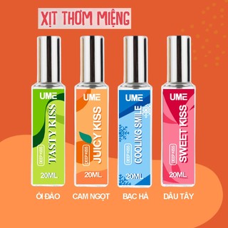 ( Mua 3 tặng 1)  Xịt Thơm Miệng  Kissing Spray 20ml - Vị Ngọt Đôi Môi