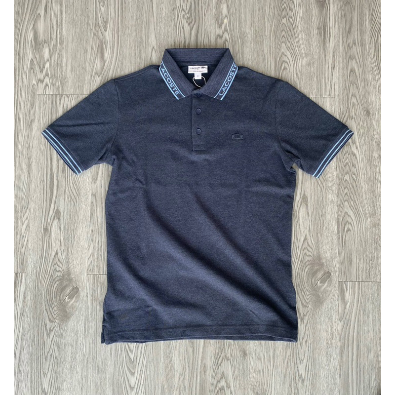 Áo Polo trơn phối viền cổ Lacoste