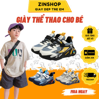 [ SHOPEE TRỢ GIÁ 25K ] Giày Thể Thao Cho Bé Chống Trượt 3 Màu Thoáng Khí Thời Trang Bé Trai Bé Gái G214 Zinshopkid