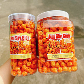 Nui Sen Sấy Bơ Cay lon pet 300G ►FREESHIP◄ Nui chiên thơm ngon - ngon tuyệt vời │ Gia Lai market