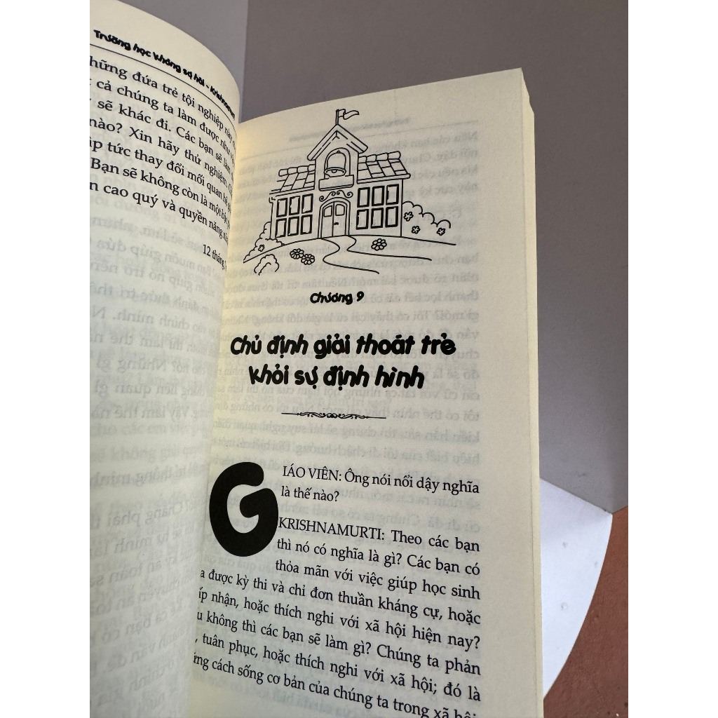 Sách_ Trường học không sợ hãi – J. Krishnamurti – Hoàng Lan dịch – Book Hunter – NXB Dân Trí