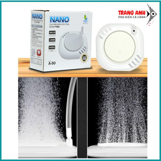 Sủi đĩa oxy Jeneca Nano A50, A100, sủi đĩa siêu mịn cho bể cá cảnh, hàng chính hãng