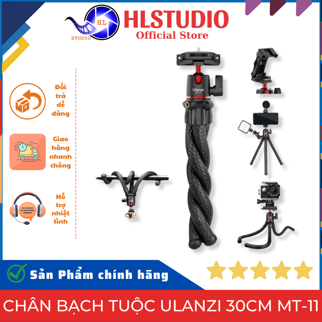 Chân bạch tuộc Ulanzi 30cm MT-11