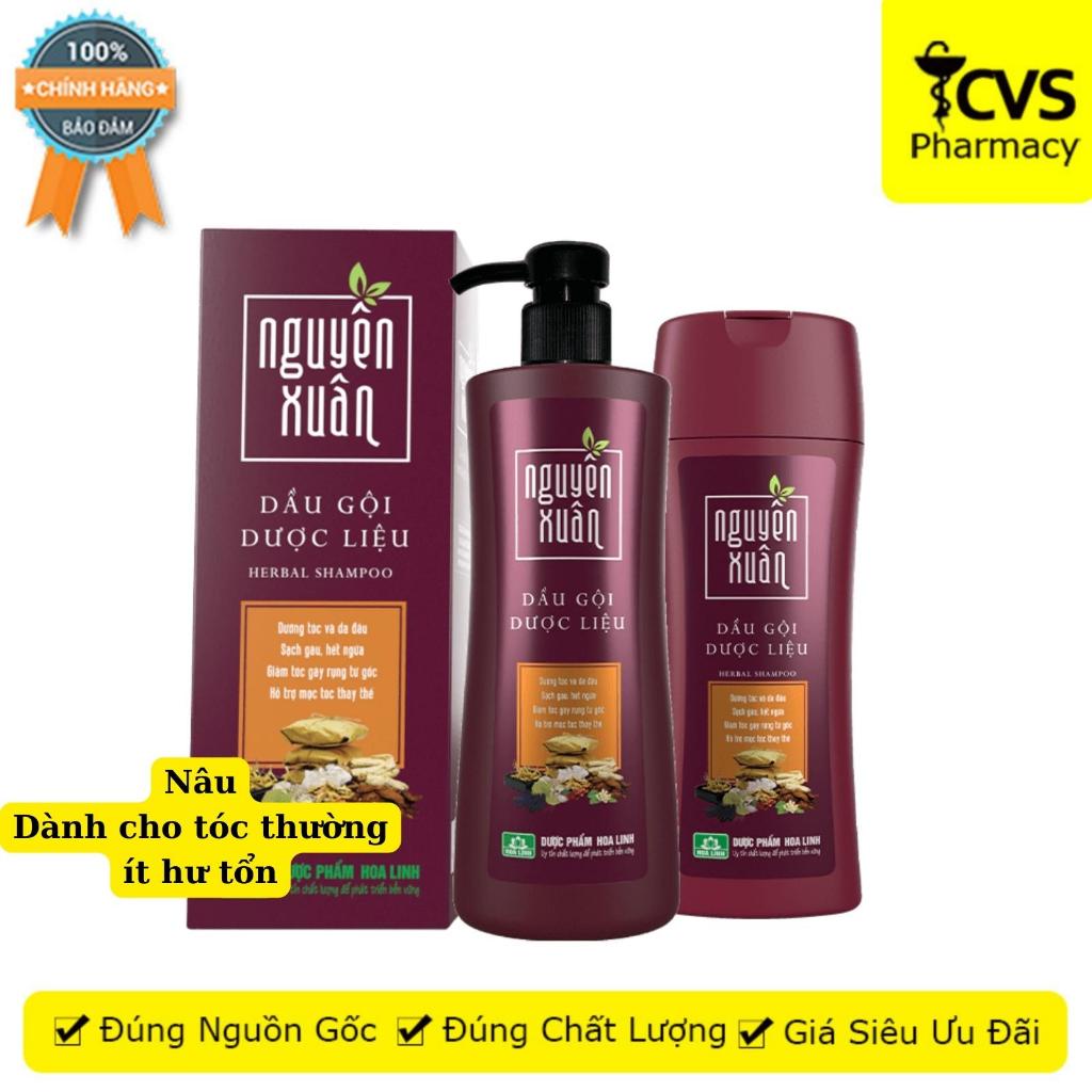 Dầu gội dược liệu Nguyên Xuân Xanh/Đỏ - Dưỡng da đầu, giúp tóc khỏe, mềm mại, giảm tóc gãy rụng - cvspharmacy
