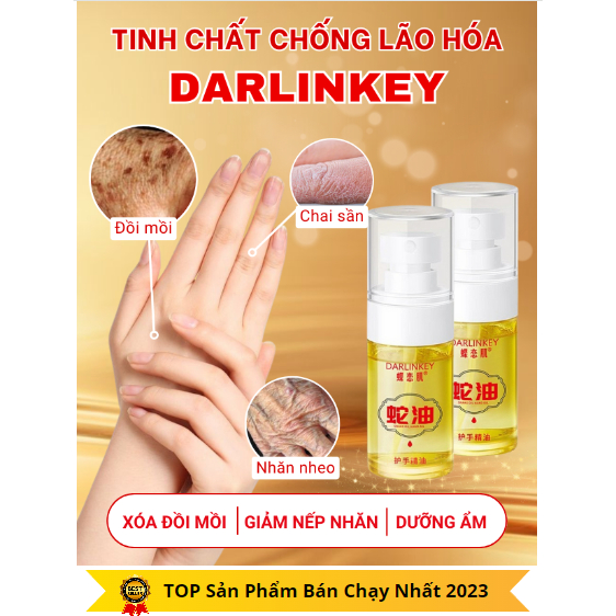 Tinh chất trẻ hóa da mờ đồi mồi Darlinkey - Serum Darlinkey giúp dưỡng da