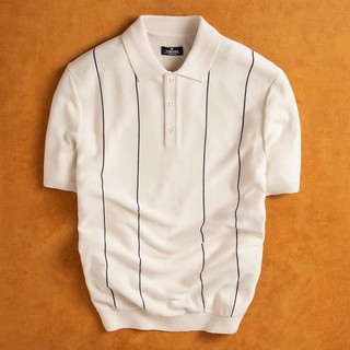 Áo len nam TORANO kẻ ngang cổ polo phong cách, nam tính EWTP087
