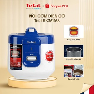  Nồi cơm điện cơ Tefal RK361168 1.5 lít - Công suất 700W - Chính Hãng