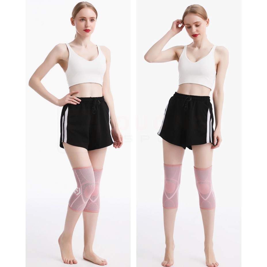 Băng Bảo Vệ Đầu Gối Co Giãn Thoáng Khí Tập Thể Thao Hàng Chính Hãng AOLIKES AL7728