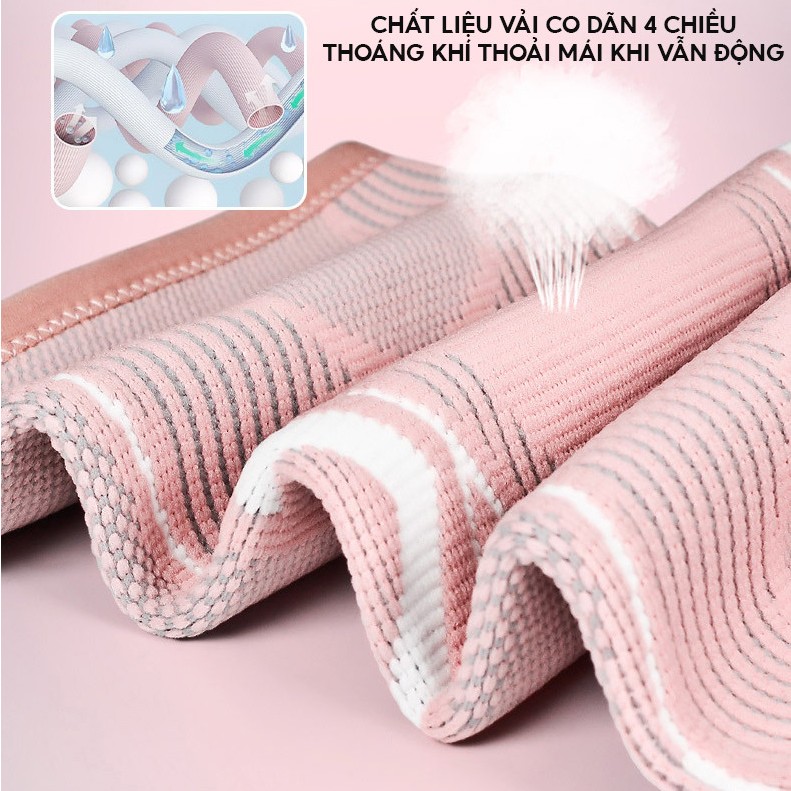 Băng Bảo Vệ Đầu Gối Co Giãn Thoáng Khí Tập Thể Thao Hàng Chính Hãng AOLIKES AL7728