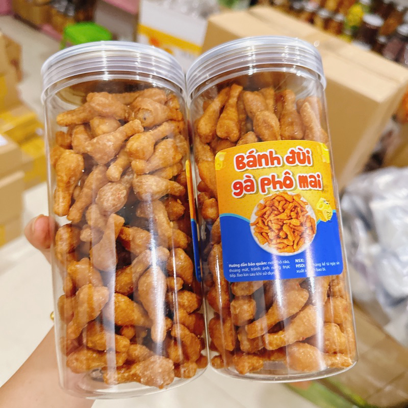 Bánh Đùi Gà Giòn Thơm siêu ngon lon pet 300gr ►FREESHIP◄ Gia Lai market