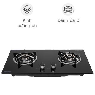 Bếp ga âm sunhouse shb507-mt chính hãng 100% trưng bày mới 98-99% bảo hành 12 tháng chính hãng