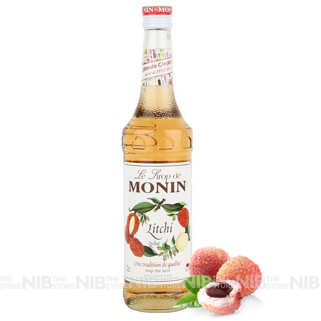 Syrup Monin Vải (Lychee) chai 700ml