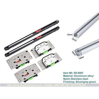 [ Hàng tốt giá rẻ ] Phụ kiện cửa lùa tủ giảm chấn mã SD5007 có hướng dẫn lắp đặt ( có ảnh thật và video)