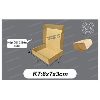 8x7x3 cm hộp nắp gài 2 bên đựng phụ kiện, đồ trang sức