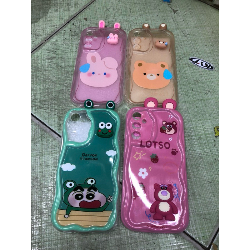 Ốp Lưng Samsung A34-5G dẻo lưng hình nổi bảo vệ cam