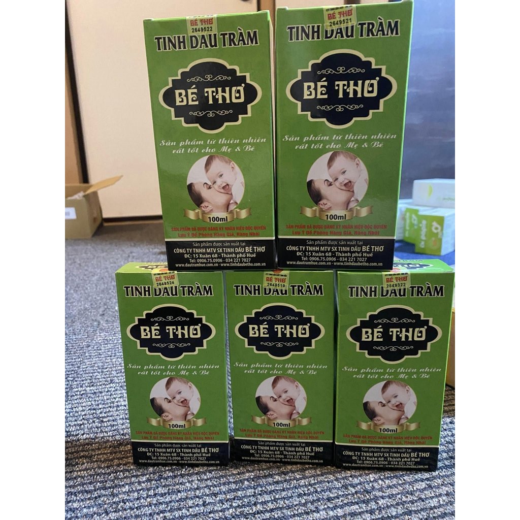 Tinh dầu tràm Bé Thơ 100% nguyên chất