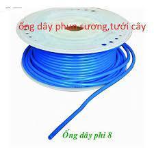 Set dây ống phun sương phi 8, nhựa pe xanh lam, 10m, 15m, 20m