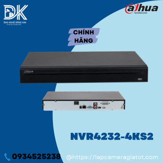 Đầu ghi 32 kênh ip h.265 dahua nvr4232-4ks2/l nvr4232