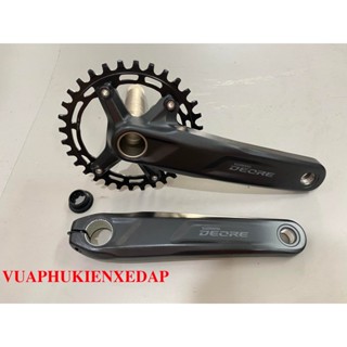 Đùi đĩa trục rỗng 1 tầng Shimano Deore M5100 30T 32T Chính hãng