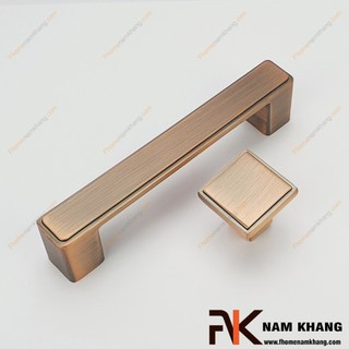Tay nắm cửa tủ hiện đại màu hồng cổ điển NK026-H (Màu Hồng Cổ Điển)
