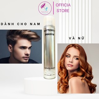 Gôm xịt tóc Butterfly Shadow 320ml giữ nếp,tạo kiểu tóc