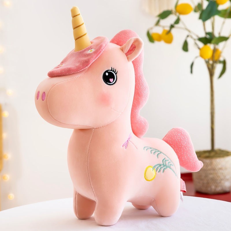 Gấu Bông Ngựa Pony 25cm gấu bông kỳ lân một sừng dễ thương