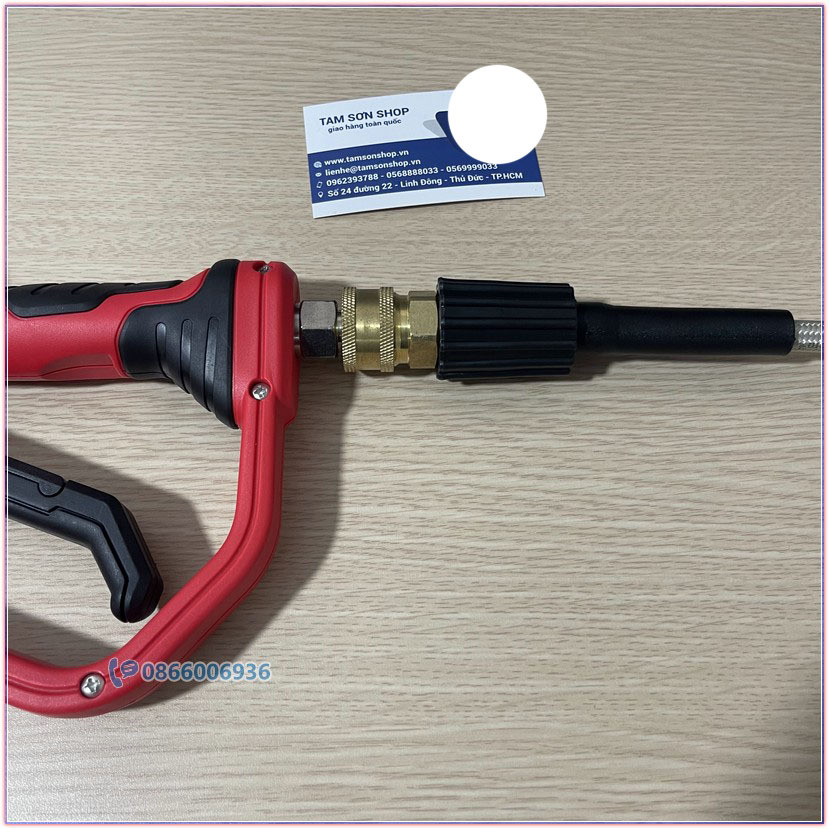 Ốc chuyển đổi gắn súng rửa xe cao áp M22-3/8 bằng đồng thau