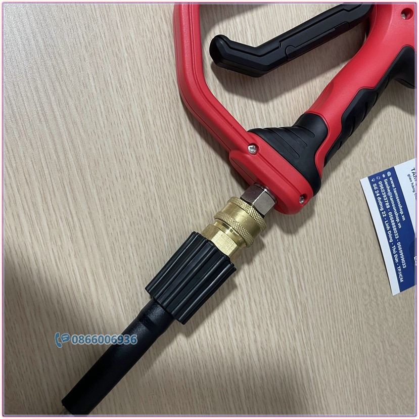 Ốc chuyển đổi gắn súng rửa xe cao áp M22-3/8 bằng đồng thau