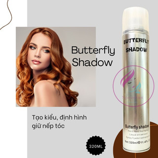 Gôm xịt tóc Butterfly Shadow 320ml giữ nếp,tạo kiểu tóc
