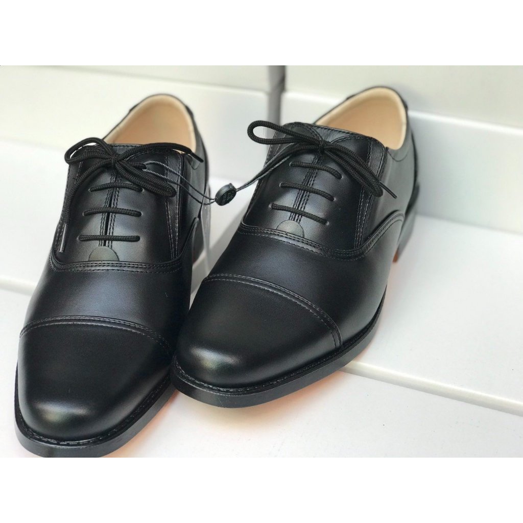 Giày Da Nam Đế Vàng Dây Thắt Nơ Cố Định, Hộp Đựng Đẹp làm quà tặng!