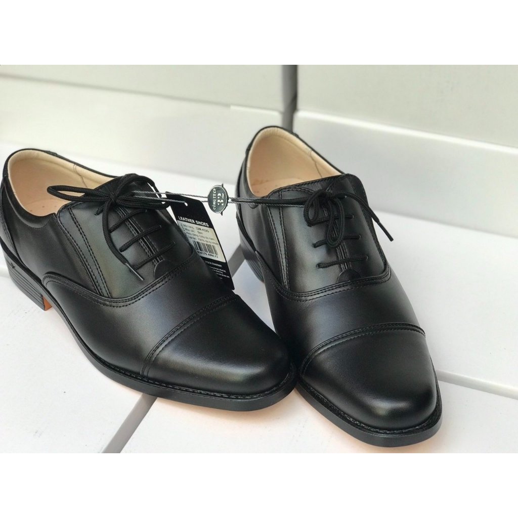 Giày Da Nam Đế Vàng Dây Thắt Nơ Cố Định, Hộp Đựng Đẹp làm quà tặng!