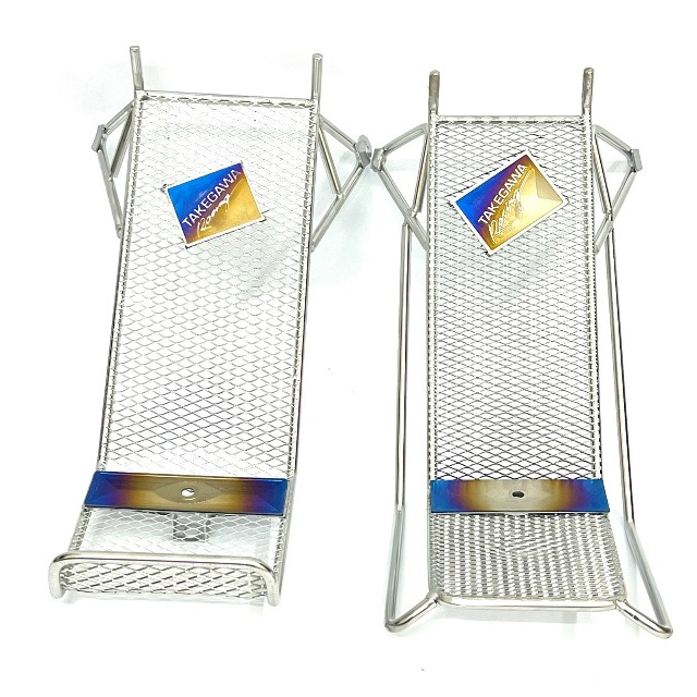 Baga Lưới Xiken Inox Sáng Bóng Gắn Xe Máy Wave 50cc-100cc-110cc Có  Logo TITAN Siêu HOT