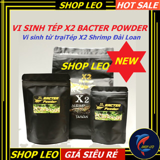 Vi Sinh tép dạng Bột X2 Bacter Powder - vi sinh cao cấp từ trại Tép X2 Shrimp Đài Loan - vi sinh cho bể tép cảnh