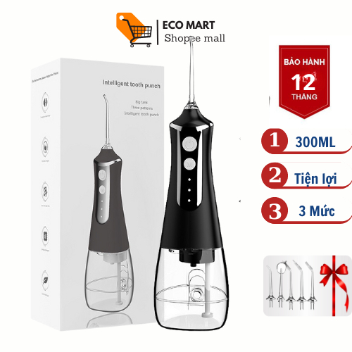 Máy Tăm Nước Cầm Tay KAW Dung Tích 300ml-5 Chế Độ Bảo Hành 12 Tháng