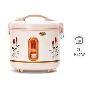 Nồi cơm điện happycook 2 lít hc-200-chính hãng 100%- trưng bày mới 99%-công suất:650 w -bảo hành 12 tháng