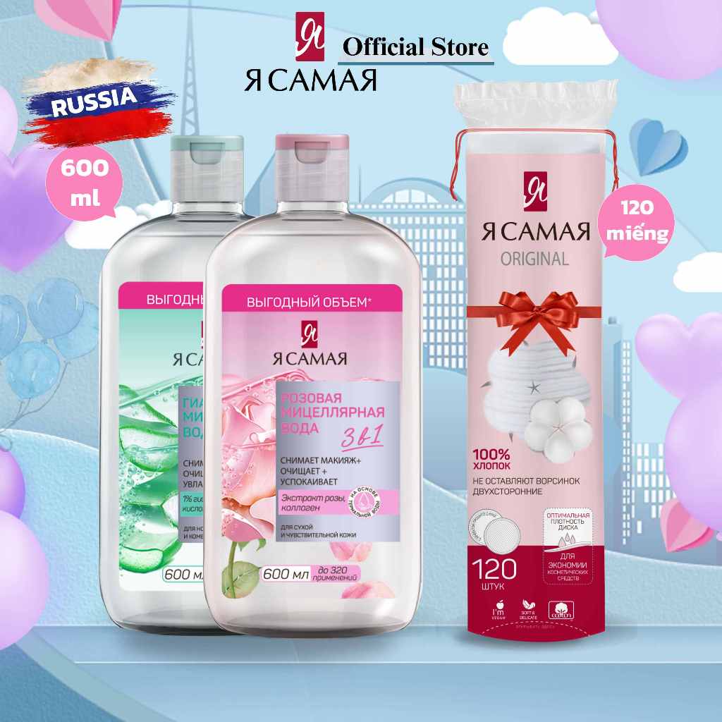 Nước tẩy trang micellar Ya Samaya 600ml