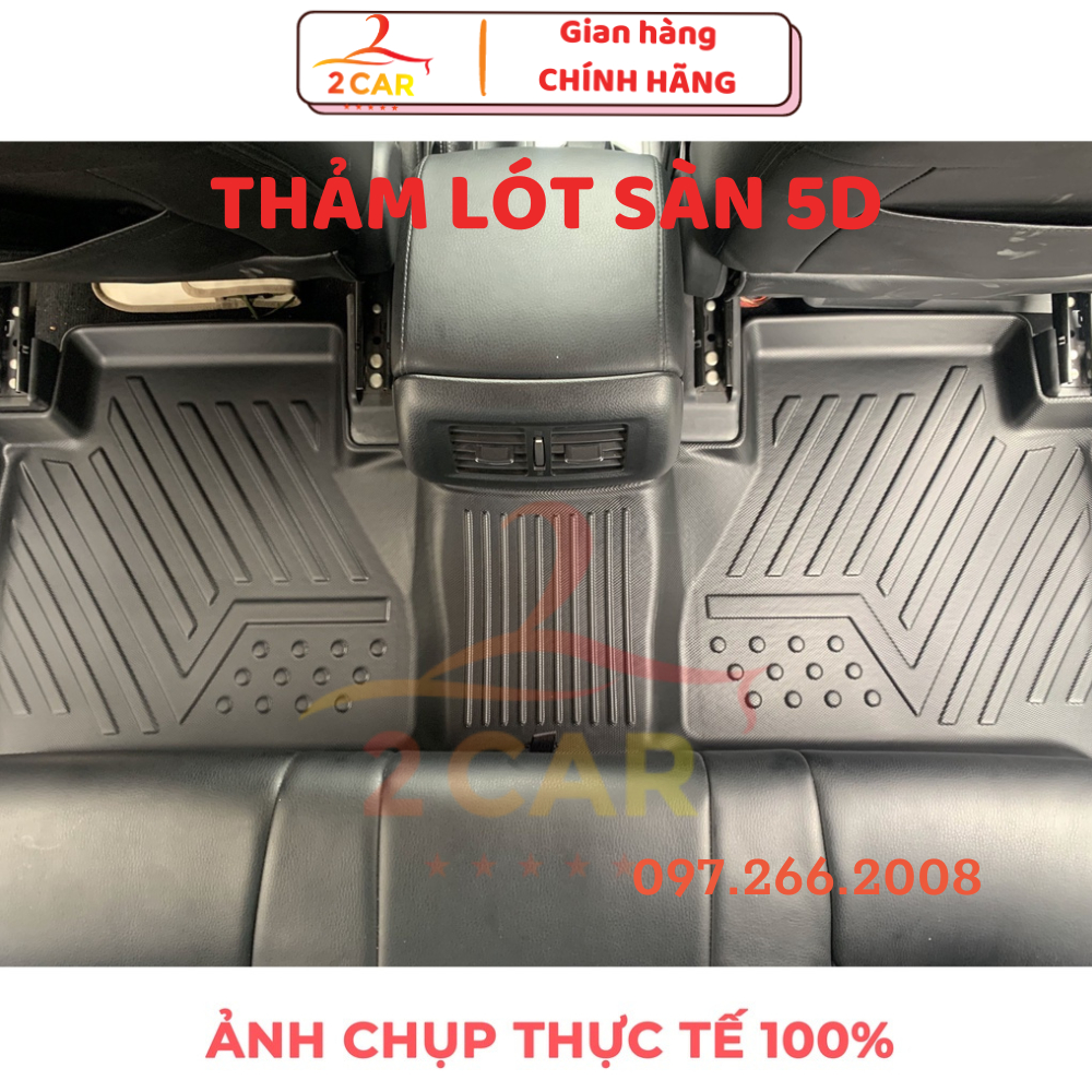 Thảm sàn/Thảm lót sàn nhựa TPE 5D đúc nguyên khối Nissan Navara đời 2015-2024
