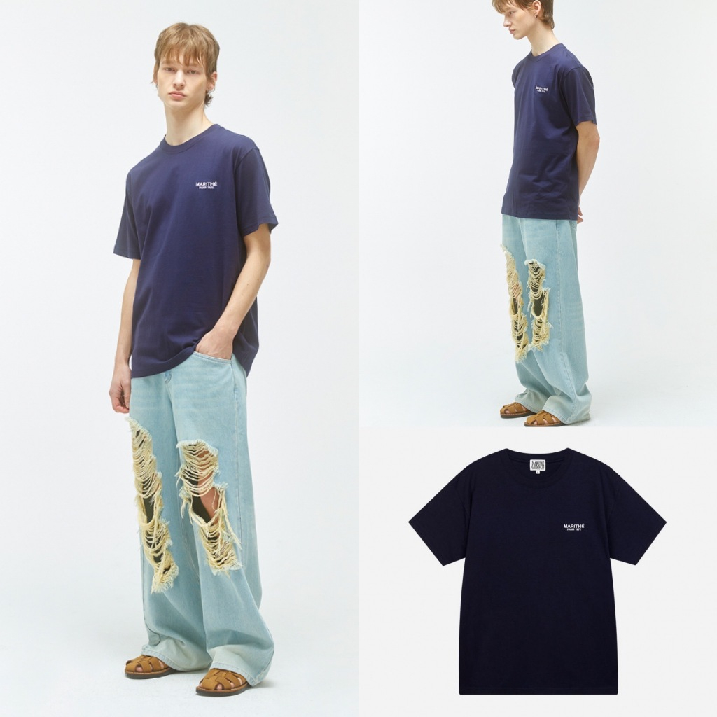 Áo thun MARITHE Regular Logo Tee